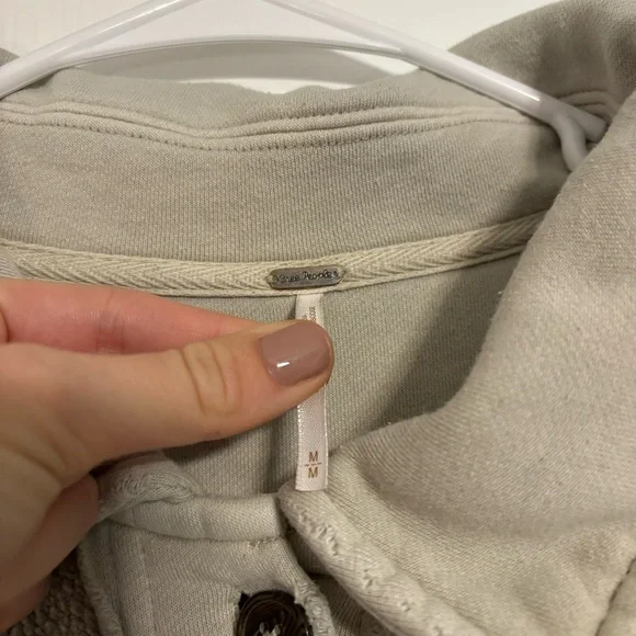 Free People Ruby Jacket Cream / Tan - Picture 5 of 13